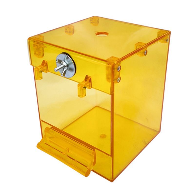 External Bird Bath Transparent Square Basin Supplies Pet