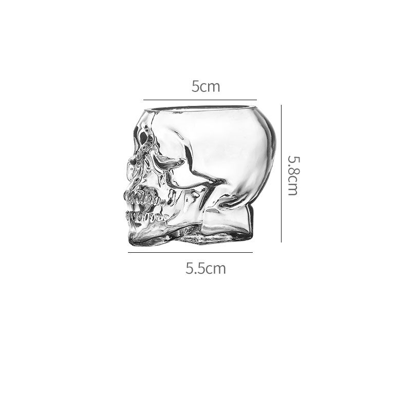 Skull Wine Glass Halloween Special-shaped Personality Juice Whiskey