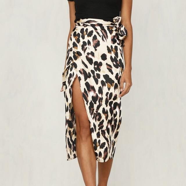 Bandage Long Skirts Se Split Skirt Streetwea