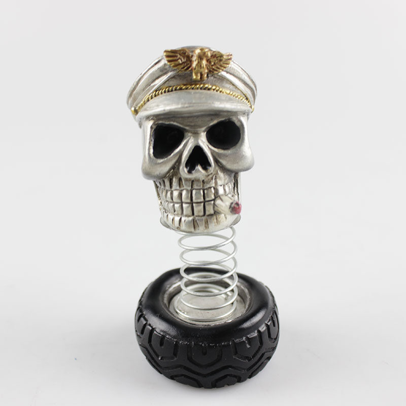 Car Skull Personality Interior Decoration Halloween Day Ornament