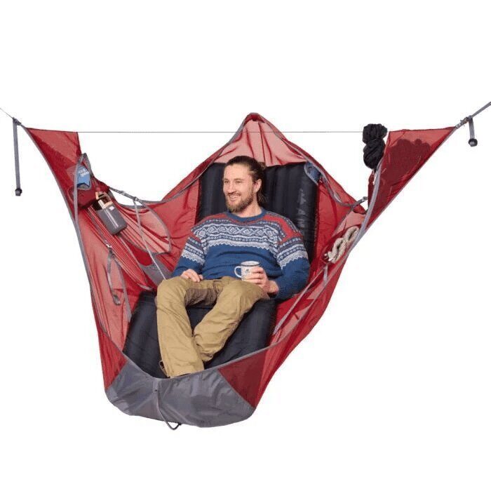 Flat Sleep Hammock Tent With Bug Net