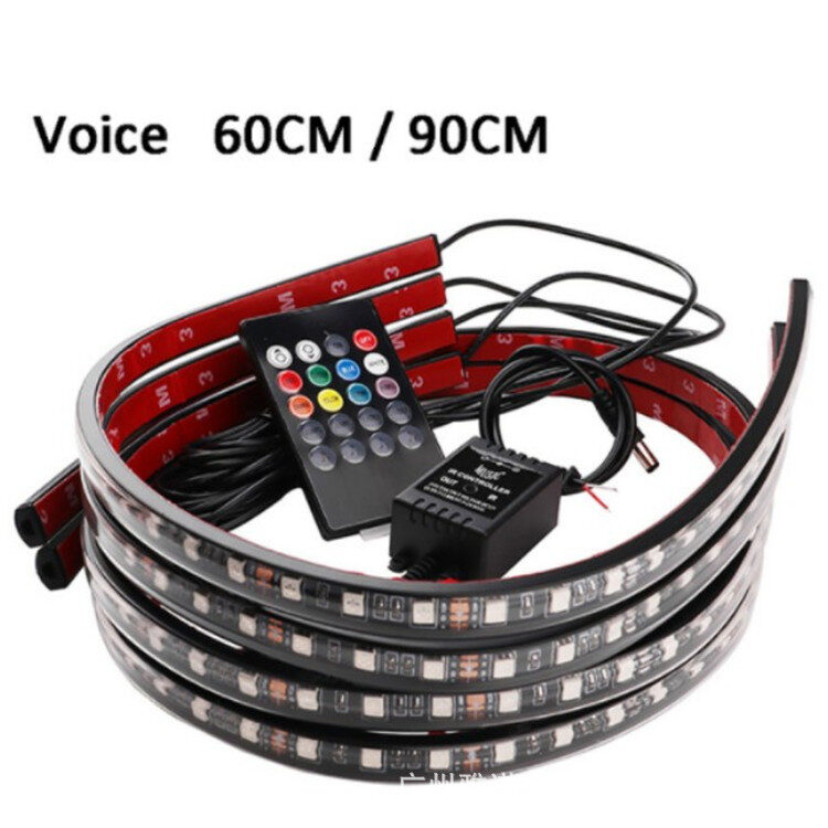 Car Underglow Light LED Underbody Flexible Strip Remote