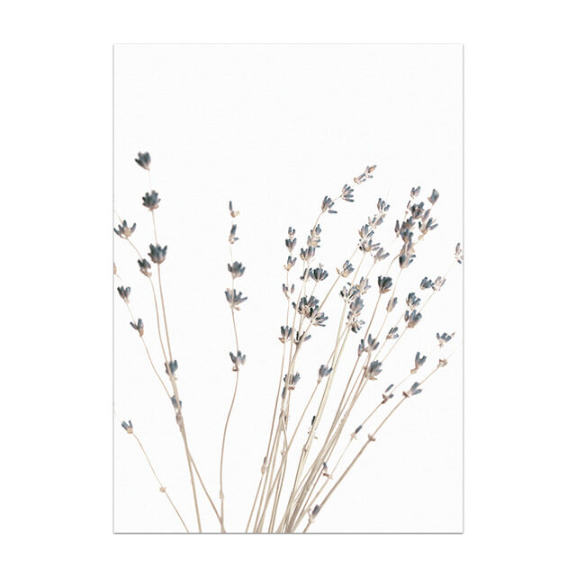 Nordic Small Plant Decoration Painting Canvas
