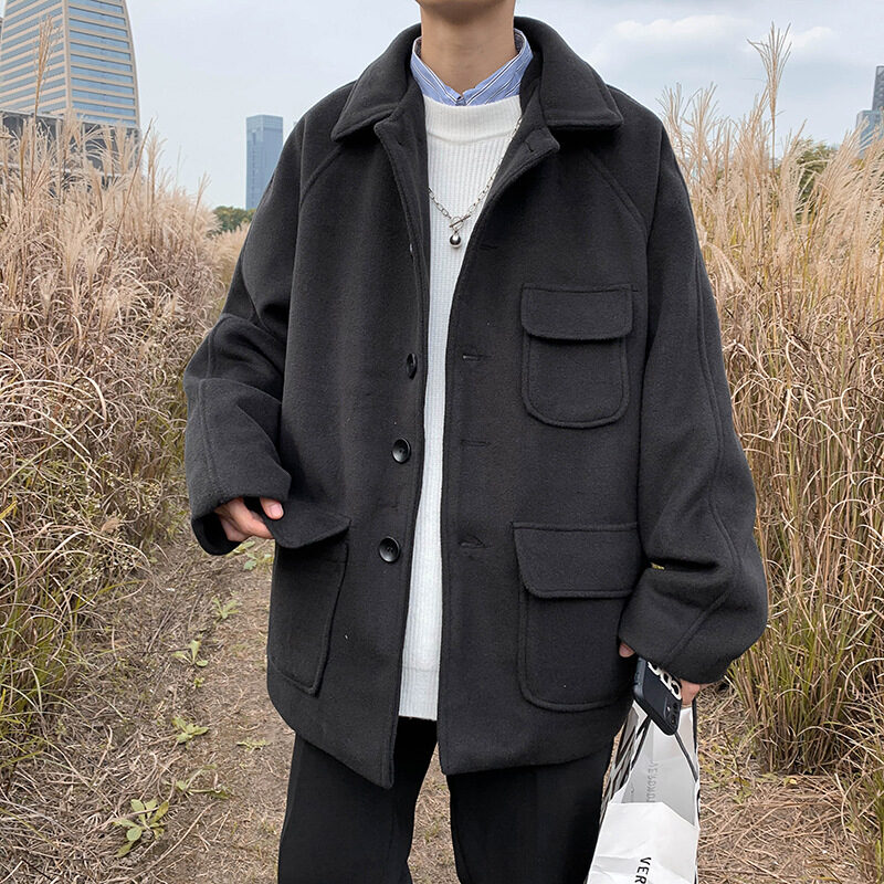 All-match Outer Wear Autumn And Winter Woolen Coat