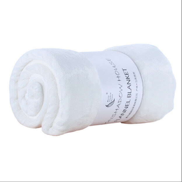 Autumn Winter Cashmere Blanket Solid Color Fake Fur