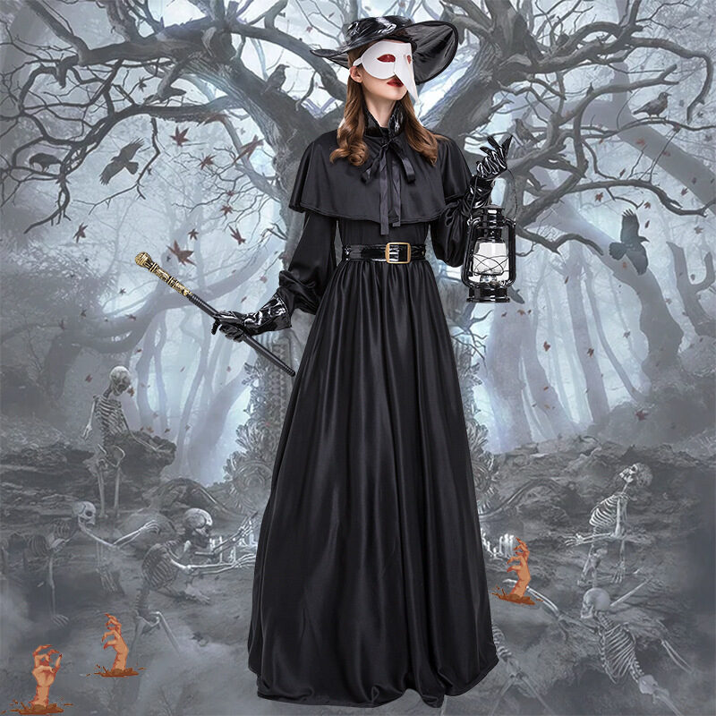 Halloween Medieval Costume Crow Doctor