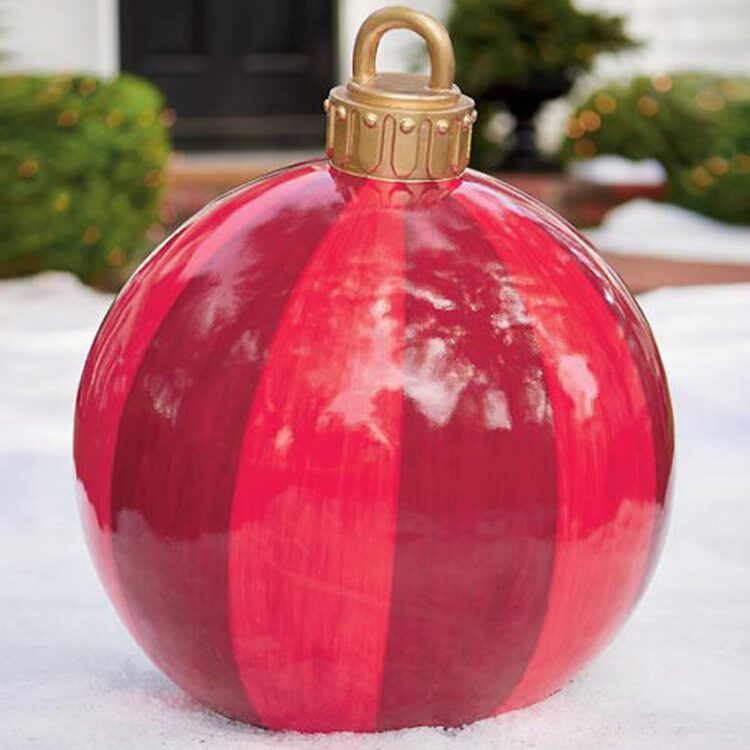 Christmas Ornament Ball Outdoor Pvc 60CM Inflatable Decorated