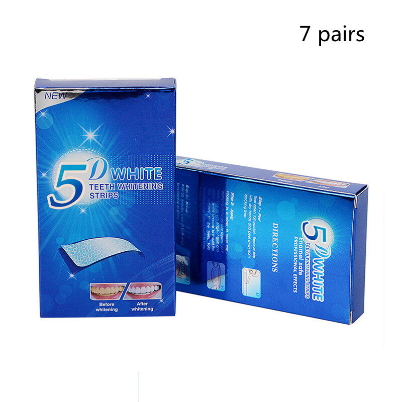 5D Gel Teeth Whitening Strips White Tooth Dental