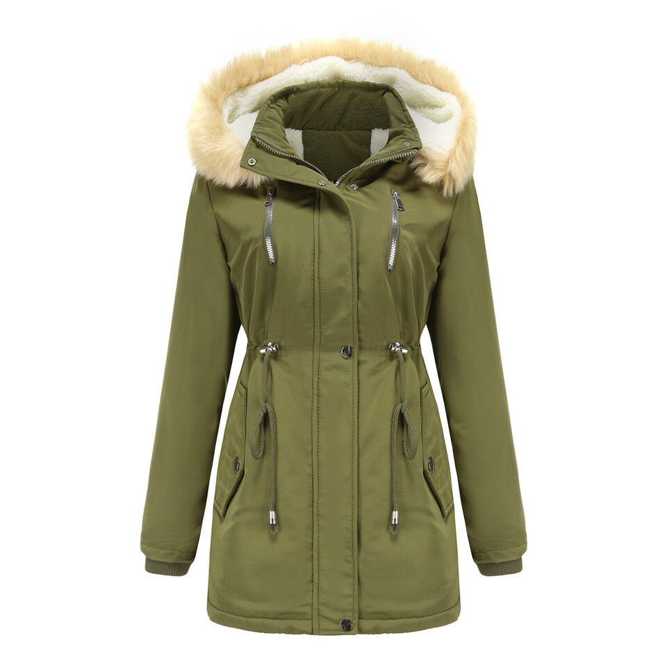 Thick Lamb Velvet Loose Ladies Cotton Jacket