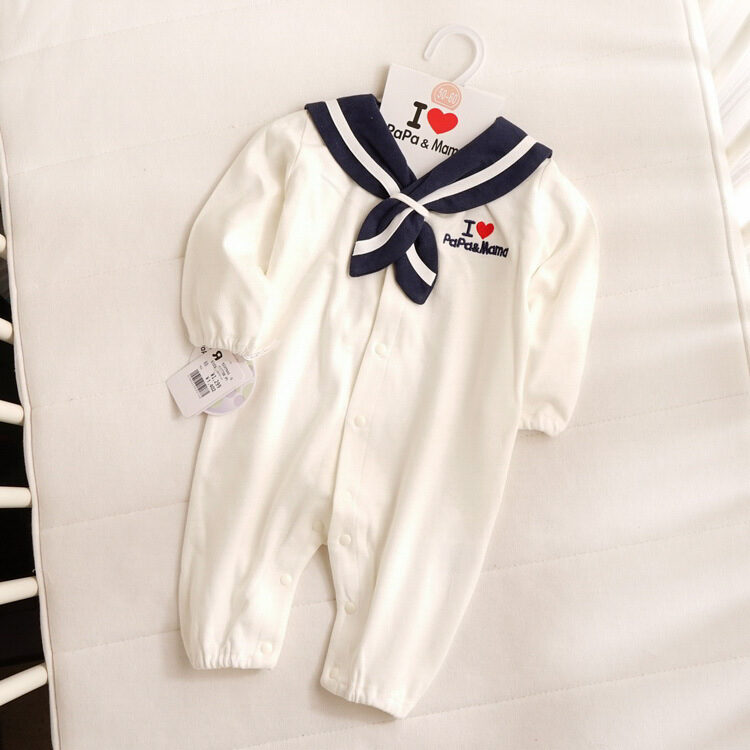 Navy Style Baby Clothes Newborn Onesies