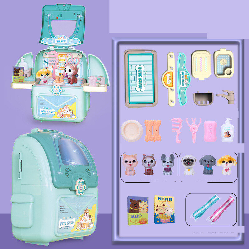 Pet Backpack Space Simulation Cartoon Play House Toys