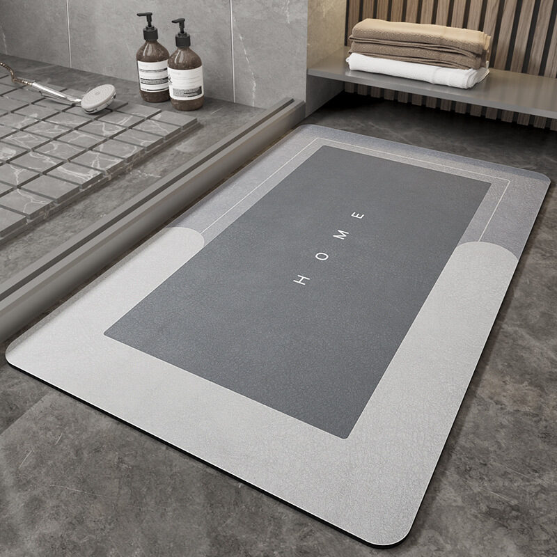 Cushion Bathroom Sliding Door Floor Foot Mat
