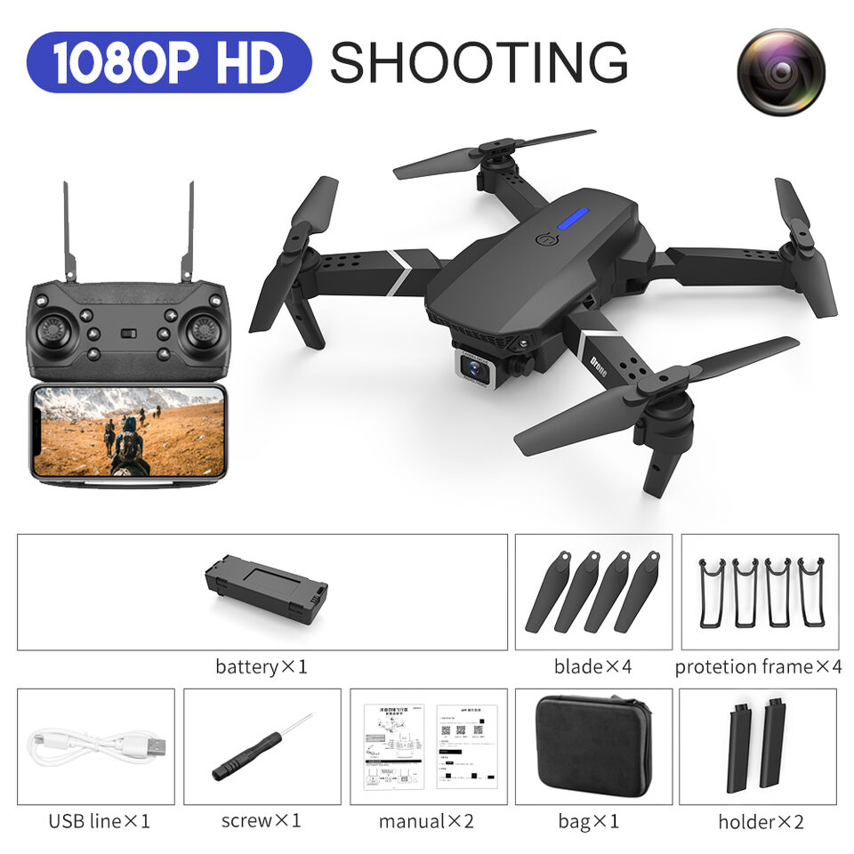 E88 Drone Aerial Photography HD 4K Dual Camera