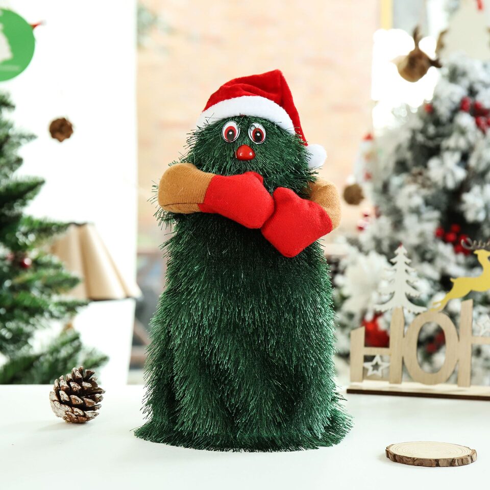 New Electric Toy Plush Doll Funny Cute Green