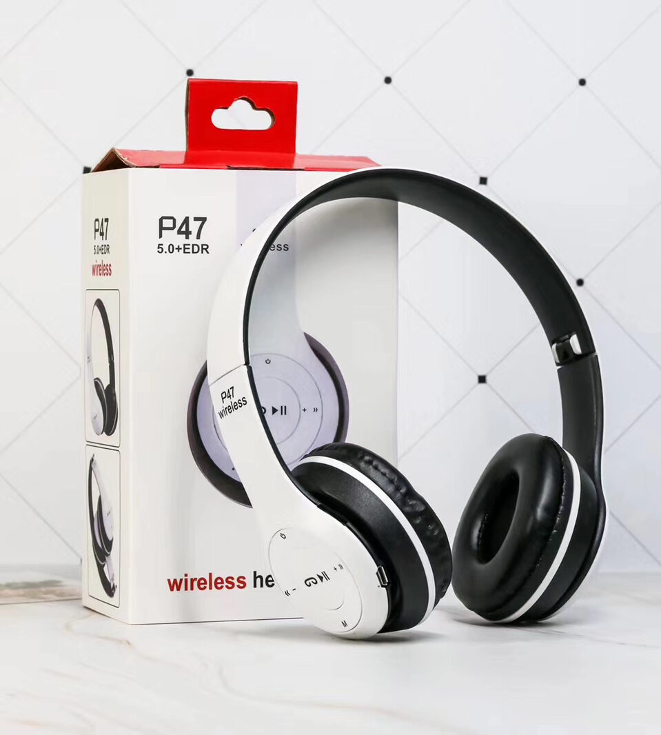 Wireless Headset Foldable Stereo Bass Bluetooth Headphones Kid