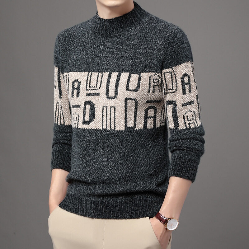 Ferret Men's Tops Youth Thicken Knitwear