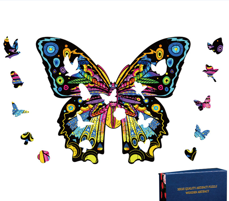 Fashion Halloween Christmas Owl Alien Wooden Jigsaw Puzzle