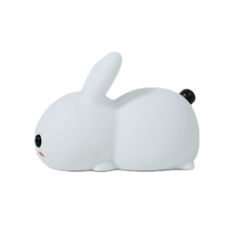 Rabbit LED Night Light Silicone Animal Cartoon Dimmable