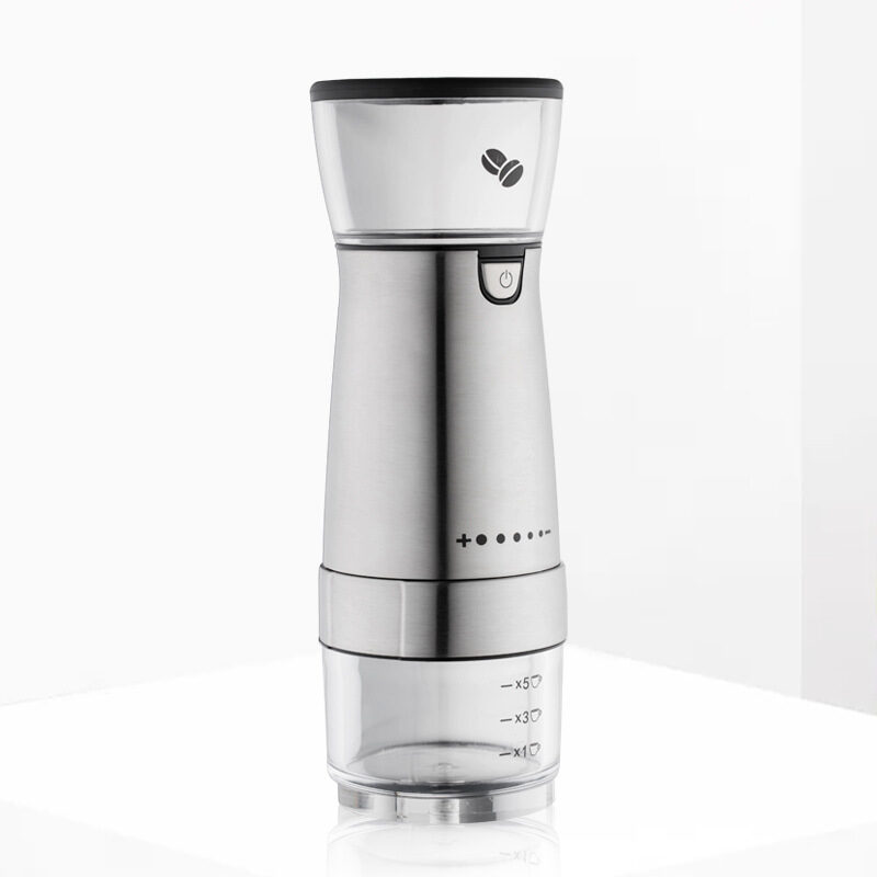 Electric Coffee Grinder Stainless Steel Adjustable Hand Machine