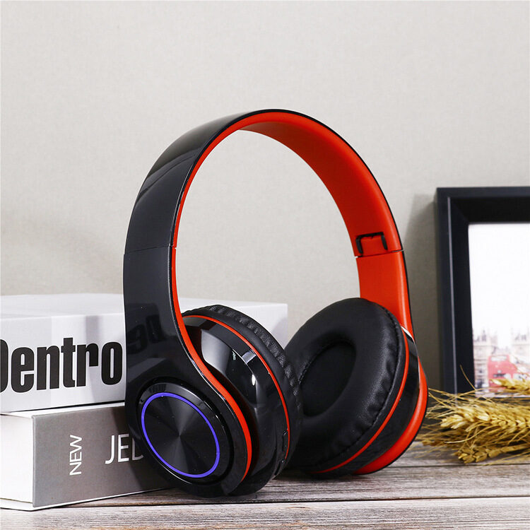 Portable Wireless Headphones Strong Bass Bluetooth Headset Noise
