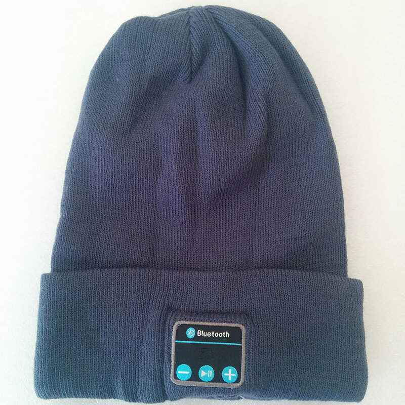 European And American Outdoor Wireless Headset Knitted Hat