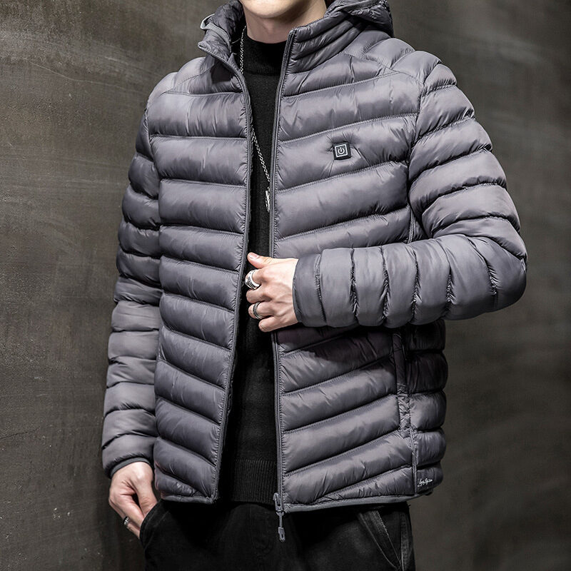 Men's Winter Coat Jacket Plus Fleece For Light
