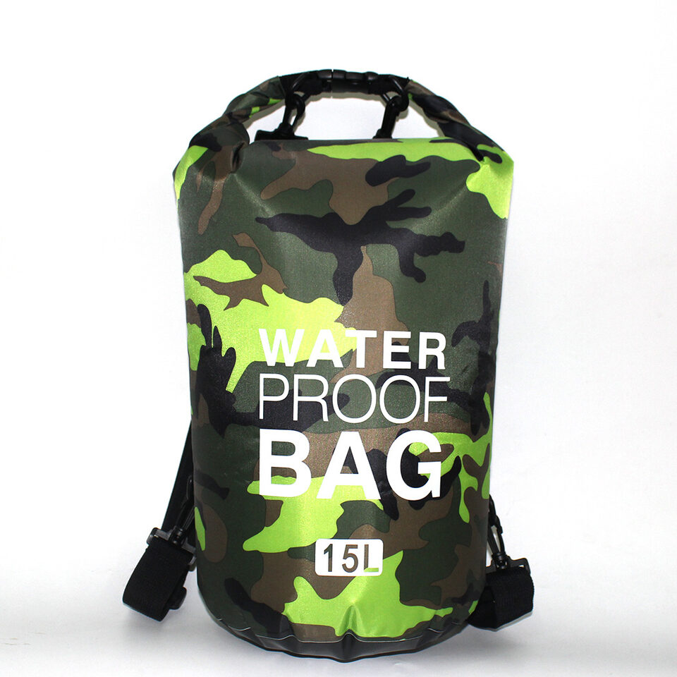 Outdoor Waterproof Bag Camouflage Polyester Double Shoulder Portable