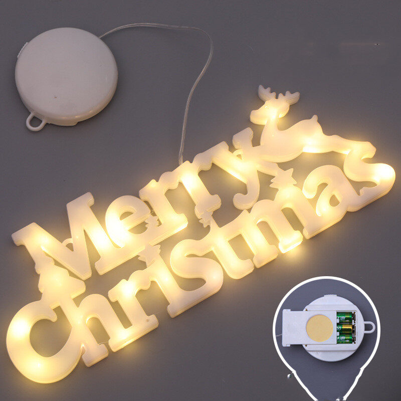 Decorative Lights Decorate Modeling On Christmas Day