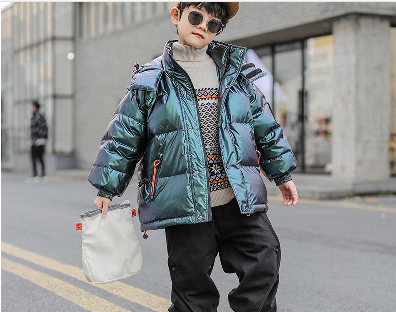 Western Style Big Kids Thick Winter Children's White