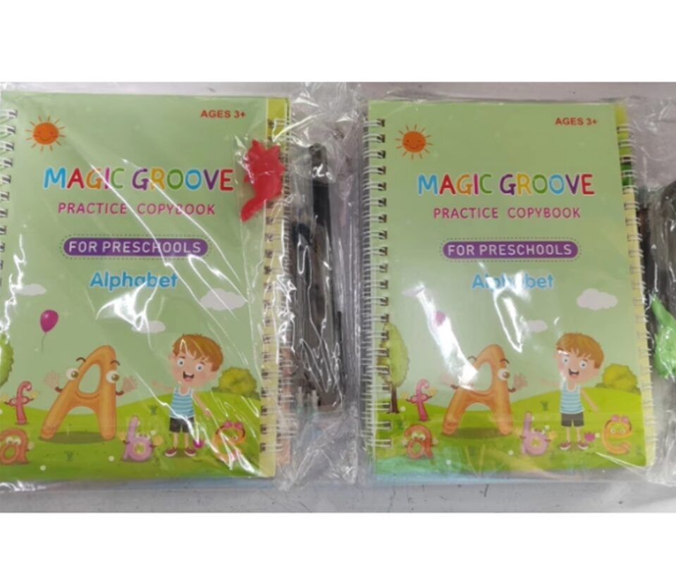 Preschool Hard Pen And Groove Copybook Practice