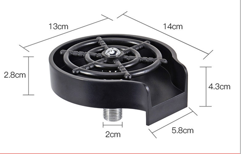 Bar Counter Cup Washer Sink High Pressure Spray