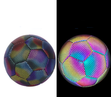 Machine Stitched Football Reflective Luminous