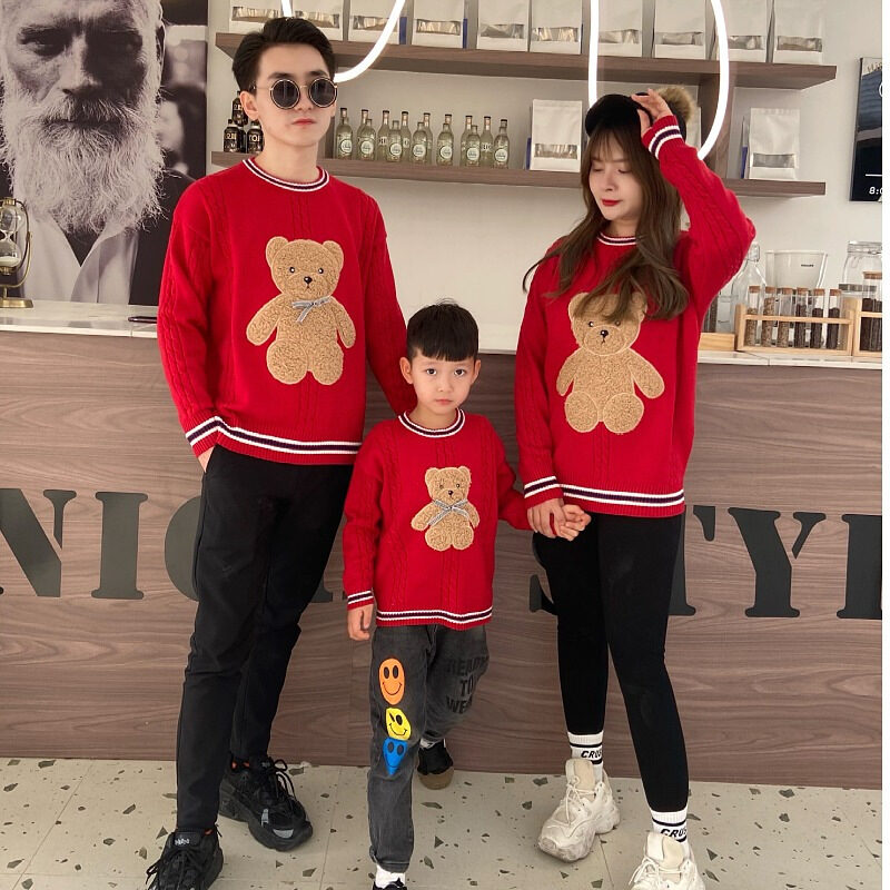 Romper New Year's Family Wear Sweater