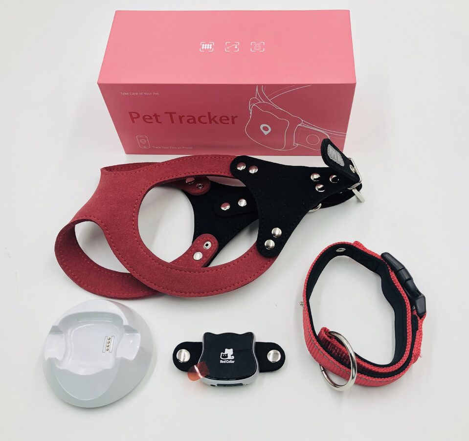 Smart GPS Location Pet Tracker Collar And Harness