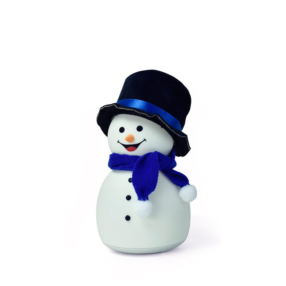 Christmas Snowman Music Night Light Rechargeable Portable Cute