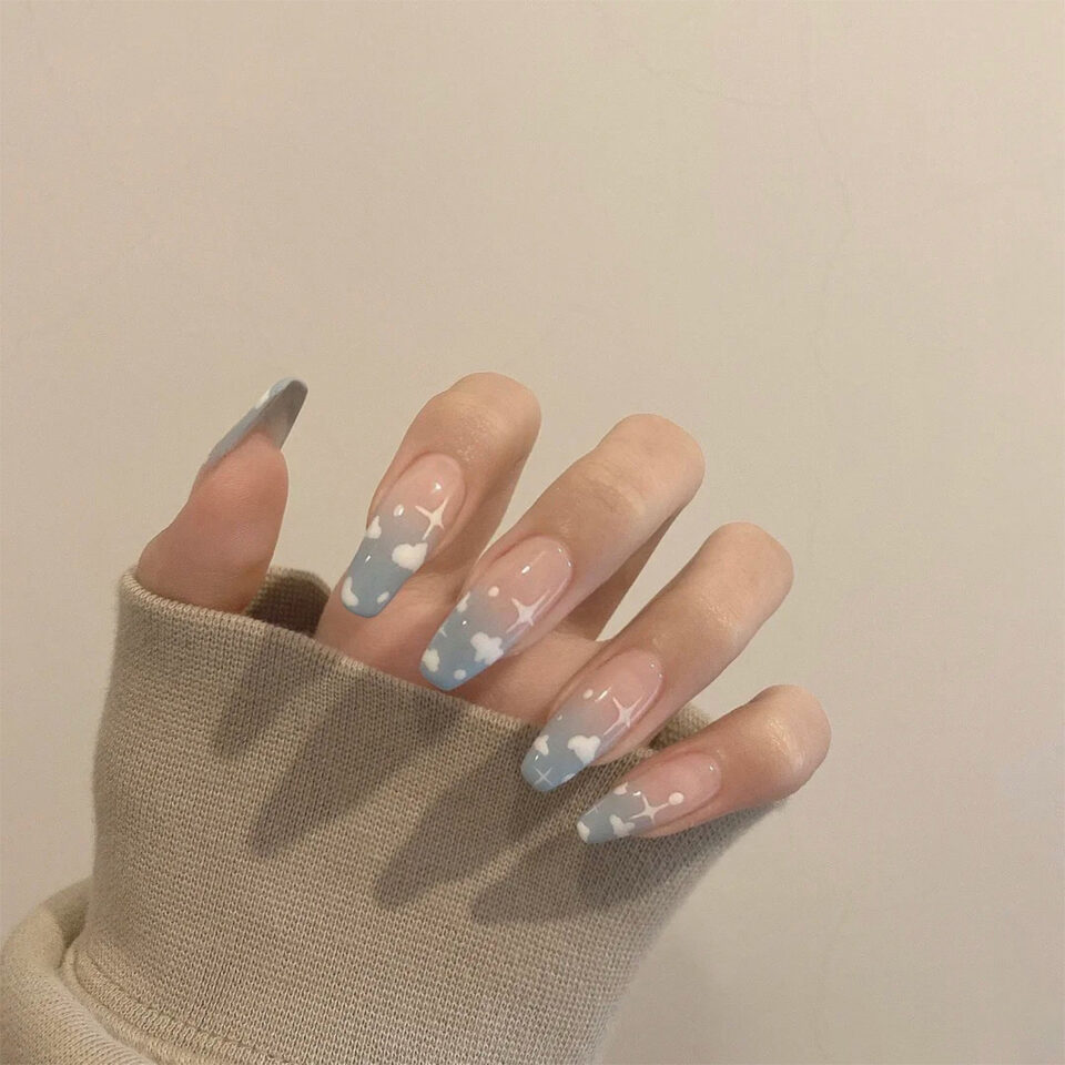 Wearing Nails Finished Soft False