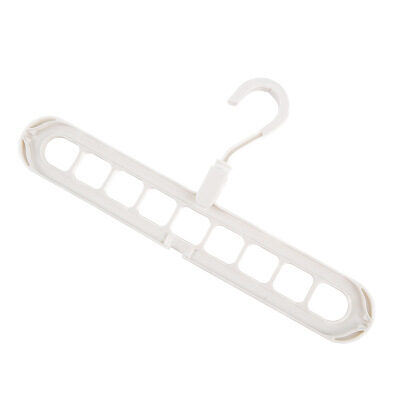 9-hole Clothes Hanger Organizer Space Saving Multi-function Folding