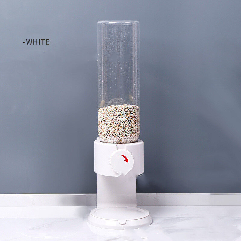 Food Kitchen Storage Bottles Seal Grains Box Dispenser