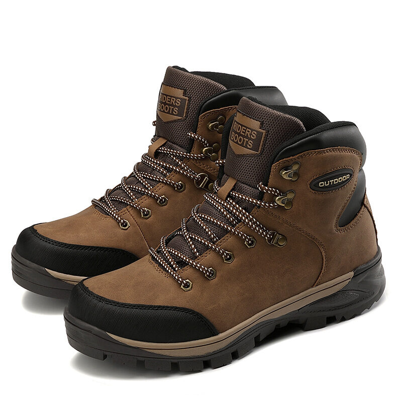 Large Size Winter Men's Shoes High-top Cotton Boots