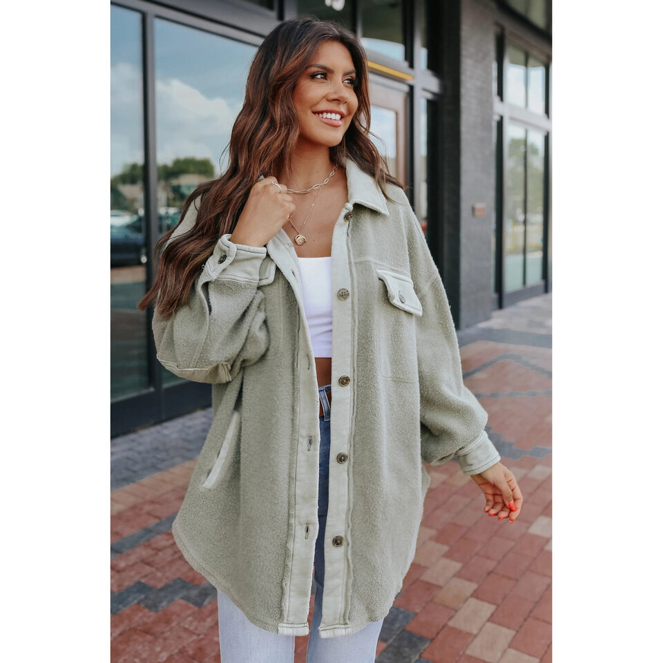 New Autumn And Winter Loose Casual Stitching Polyester