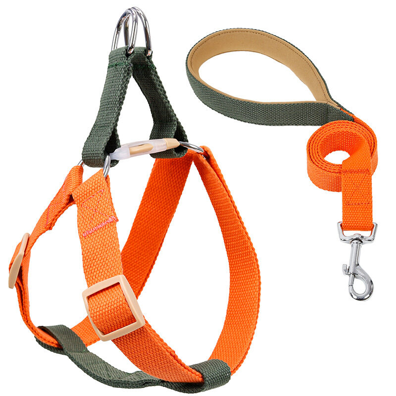 Color Pet Drawstring Leash Vest-style Dog