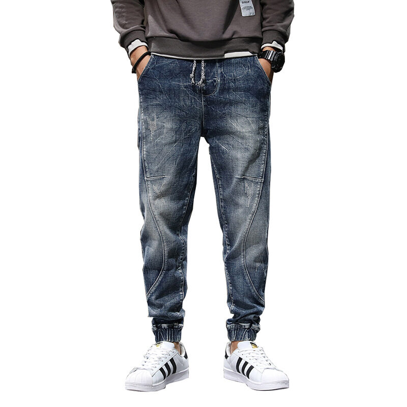 Men's Plus Velvet Stretch Size Jeans Slim Casual
