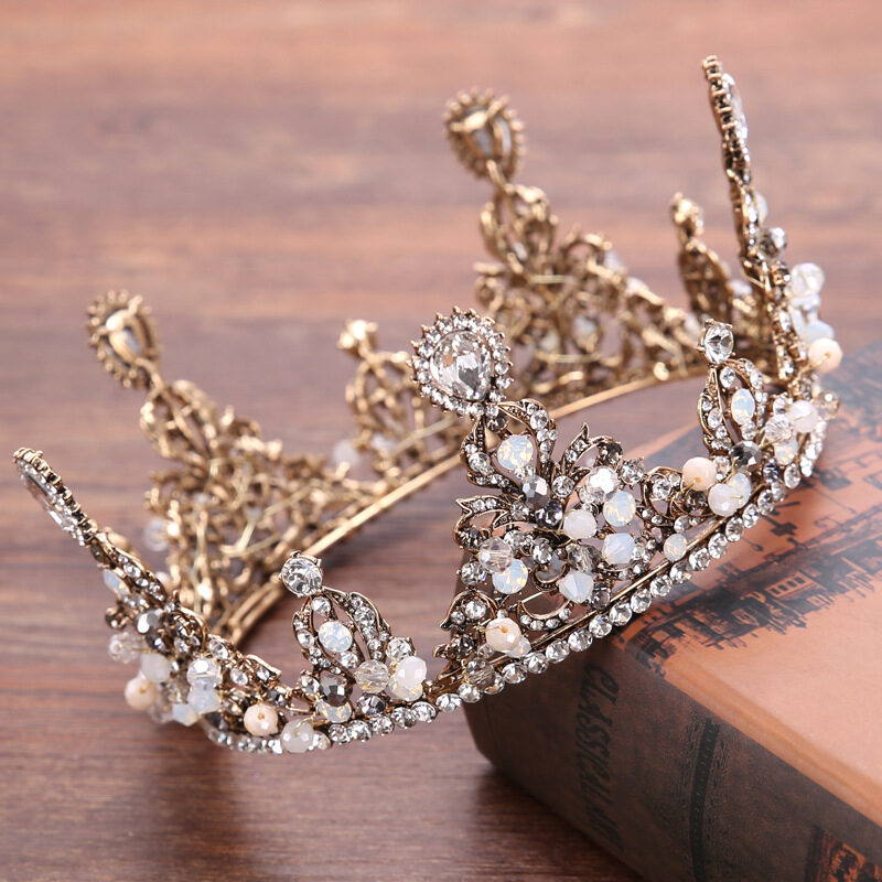 Wedding Accessories Rhinestone Alloy Retro Headband Jewelry Crown