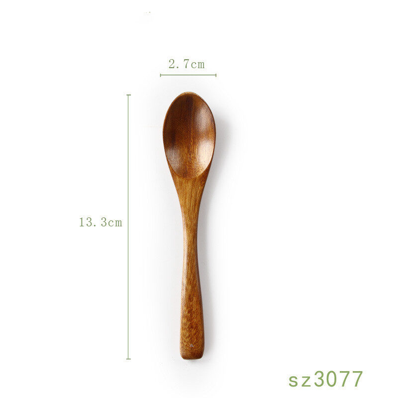 Solid Wood Spoon Japanese Honey