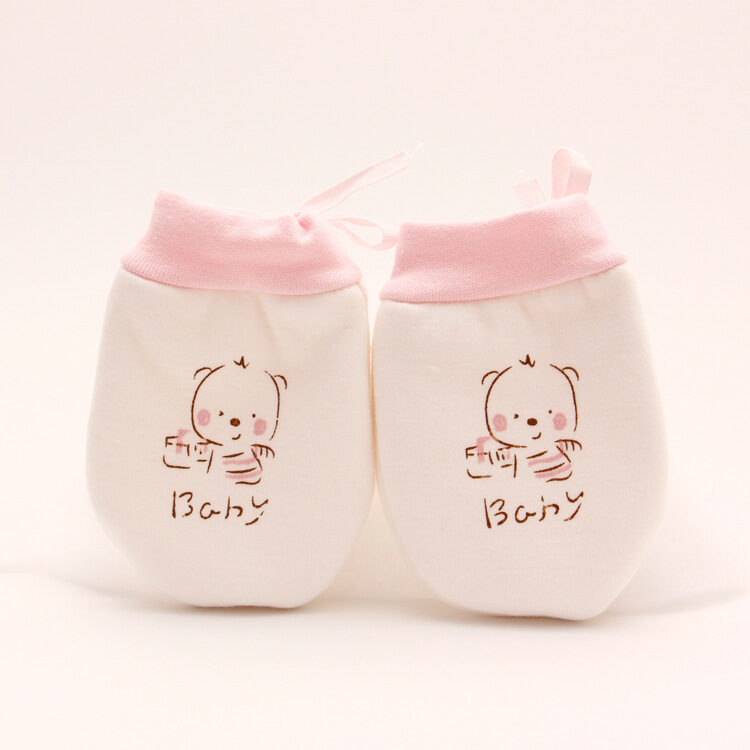 Cartoon Anti-scratch Face Gloves For Baby Products