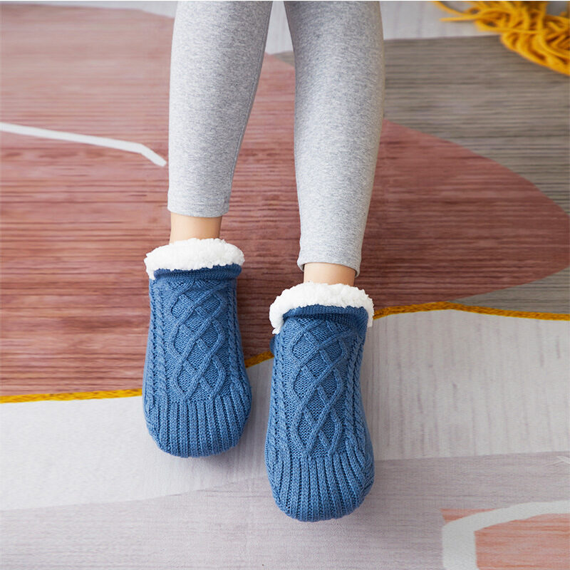 Winter Woolen Socks Women Thicken Warm Home Bedroom