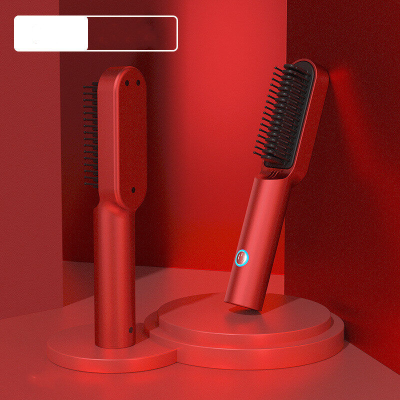 USB Portable Hot Air Comb Rechargable Professional Hair