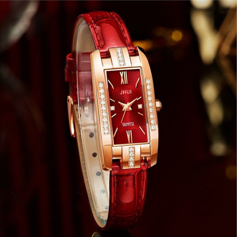 Women's Leisure Slub Pattern Thin Belt Comfortable Luxury