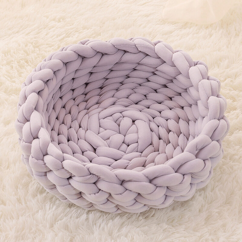 Cat House Cushion Soft Long Plush Warm Pet