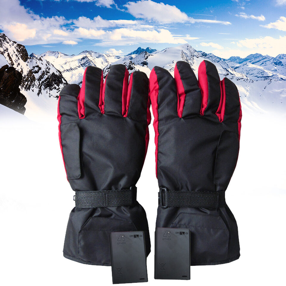Cycling Gloves Five-finger Back Thermoelectric
